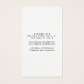 Modern Clover Logo Schmuck Ohrring Holder Weiß (Rückseite)