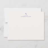 Modern Coastal Palm Tree Stationery Note Card Einladung (Vorderseite)