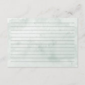 Modern Coastal Seashell Brautparty Riccione Begleitkarte (Rückseite)