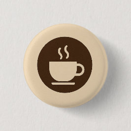 ☕ Modern Coffee Shop Loyalty & Business Card Button