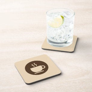 ☕ Modern Coffee Shop Loyalty & Business Card Getränkeuntersetzer