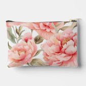 Modern Cogingcore Blush Peony Zubehörtasche (Rückseite)