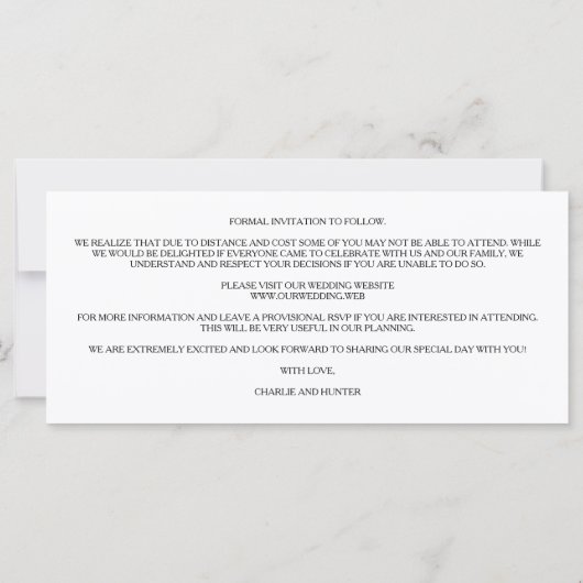 Modern Collage 3 Custom Photos Engagement Couple (Rückseite)