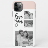 Modern Collage Couple Foto & Liebe Ihr Schönheitsg iPhone Hülle (Rückseite)
