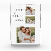 Modern Collage Couple Foto & Live Liebe Laugh Gesc (Vorderseite)