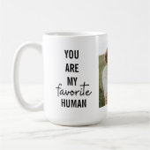 Modern Collage Couple Foto & Romantic Liebe Quote Kaffeetasse (Links)