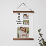 Modern Collage Couple Foto & Romantic Liebe Quote Poster<br><div class="desc">Modern Collage Couple Foto & Romantic Liebe Quote</div>