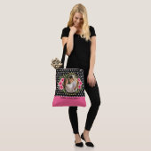 Modern Collage Couple Foto & Romantic Liebe Quote Tasche (Am Model)