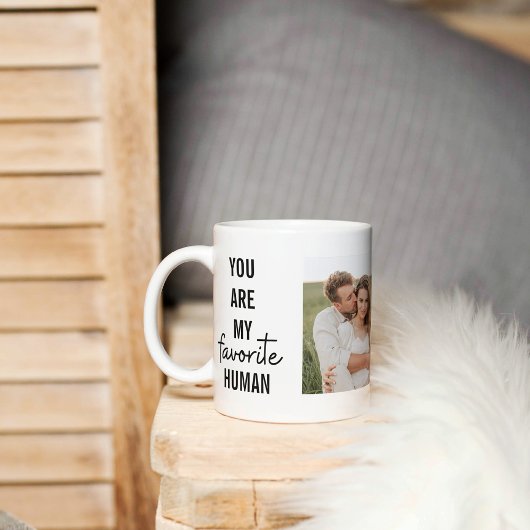 Modern Collage Couple Foto & Romantic Liebe Quote Tasse