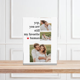 Modern Collage Couple Foto Romantisches Zitat