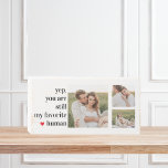 Modern Collage Couple Foto Romantisches Zitat Holzkisten Schild<br><div class="desc">Modern Collage Couple Foto Romantisches Zitat</div>
