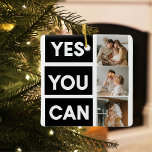Modern Collage Family Foto & Motivation Angebot Keramikornament<br><div class="desc">Modern Collage Family Foto & Motivation Angebot</div>