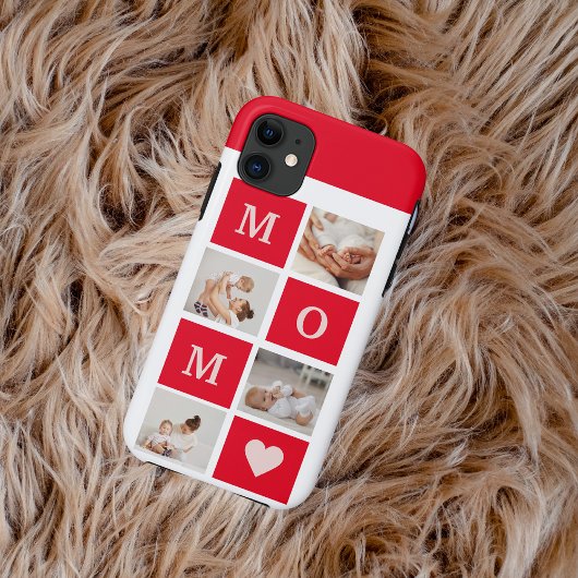 Modern Collage Foto & Best Mom Ever Gift Case-Mate iPhone Hülle
