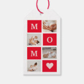 Modern Collage Foto & Best Mom Ever Gift Geschenkanhänger (Vorderseite)