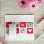 Modern Collage Foto & Best Mom Ever Gift Mousepad<br><div class="desc">Modernes Collage Foto & Text Beste Mama je Geschenk. Bestes Personalisiertes Geschenk für Mütter Tag,  Frauentag oder Mama Geburtstag. Überraschende Mama mit einem Geschenk,  das so Phantastisch ist wie sie.</div>