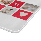 Modern Collage Foto & Best Mom Ever Gift Schneidebrett (Ecke)