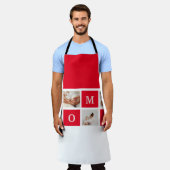 Modern Collage Foto & Best Mom Ever Gift Schürze (Getragen)