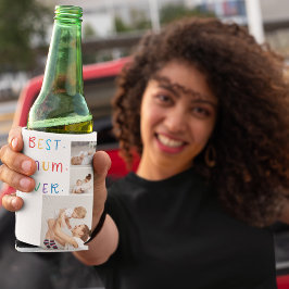 Modern Collage Foto & Colorful Best Mum Ever Gesch Dosenkühler