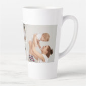 Modern Collage Foto & Colorful Best Mum Ever Gesch Milchtasse (Rechts)