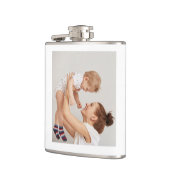 Modern Collage Foto & Happy Mothers Day Gift Flachmann (Links)