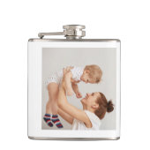 Modern Collage Foto & Happy Mothers Day Gift Flachmann (Vorderseite)