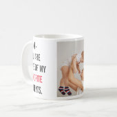 Modern Collage Foto & Happy Mothers Day Gift Kaffeetasse (Vorderseite Links)