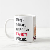 Modern Collage Foto & Happy Mothers Day Gift Kaffeetasse (Links)