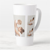 Modern Collage Foto & Happy Mothers Day Gift Milchtasse (Rechte Ecke)