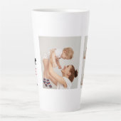 Modern Collage Foto & Happy Mothers Day Gift Milchtasse (Vorderseite)
