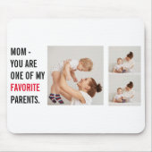 Modern Collage Foto & Happy Mothers Day Gift Mousepad (Vorne)