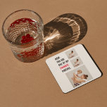 Modern Collage Foto & Happy Mothers Day Gift Rechteckiger Pappuntersetzer<br><div class="desc">Modernes Collage Foto & Text Happy Mütter Tagesgeschenk. Bestes Personalisiertes Geschenk für Mütter Tag,  Frauentag oder Mama Geburtstag. Überraschende Mama mit einem Geschenk,  das so Phantastisch ist wie sie.</div>