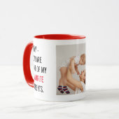 Modern Collage Foto & Happy Mothers Day Gift Tasse (Vorderseite Links)