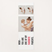 Modern Collage Foto & Happy Mothers Day Gift Yogamatte (Vorderseite)
