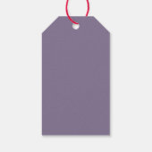 Modern Collage Foto Happy Mothers Day Lila Geschen Geschenkanhänger (Rückseite)