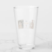 Modern Collage Foto & Happy Thanksgiving Dad Glas (Rückseite)