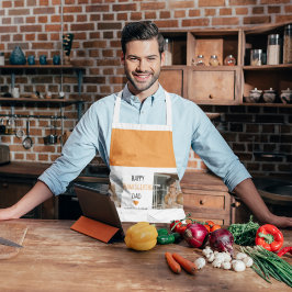 Modern Collage Foto & Happy Thanksgiving Dad Schürze