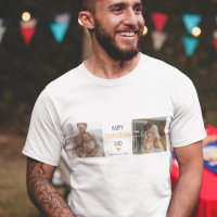 Modern Collage Foto & Happy Thanksgiving Dad