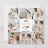 Modern Collage Foto Happy Thanksgiving Großvater (Vorderseite)