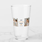 Modern Collage Foto Happy Thanksgiving Großvater Glas (Vorderseite)