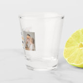 Modern Collage Foto Happy Thanksgiving Großvater Schnapsglas (Rechts)