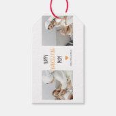 Modern Collage Foto Happy Thanksgiving-Mama Geschenkanhänger (Vorderseite)