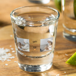 Modern Collage Foto Happy Thanksgiving-Mama Schnapsglas