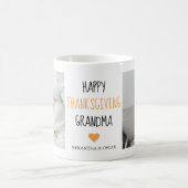 Modern Collage Foto Happy Thanksgiving Oma Kaffeetasse (Mittel)