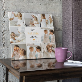 Modern Collage Foto Happy Thanksgiving Oma Leinwanddruck