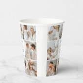 Modern Collage Foto Happy Thanksgiving Oma Pappbecher (Rechts)