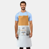 Modern Collage Foto Happy Thanksgiving Oma Schürze (Getragen)