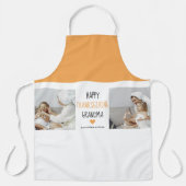Modern Collage Foto Happy Thanksgiving Oma Schürze (Vorderseite)