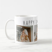 Modern Collage Foto & Happy Vathers Day Bestes Ges Kaffeetasse (Links)