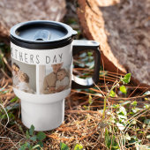 Modern Collage Foto & Happy Vathers Day Bestes Ges Reisebecher