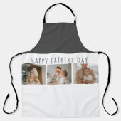 Modern Collage Foto & Happy Vathers Day Bestes Ges Schürze (Vorderseite)
